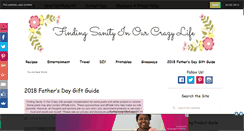 Desktop Screenshot of findingsanityinourcrazylife.com